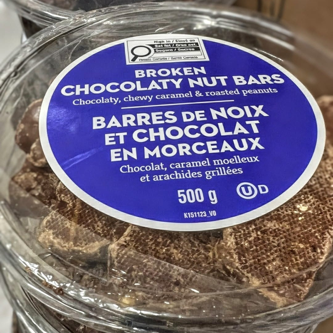 Broken Chocolaty Nut Bars