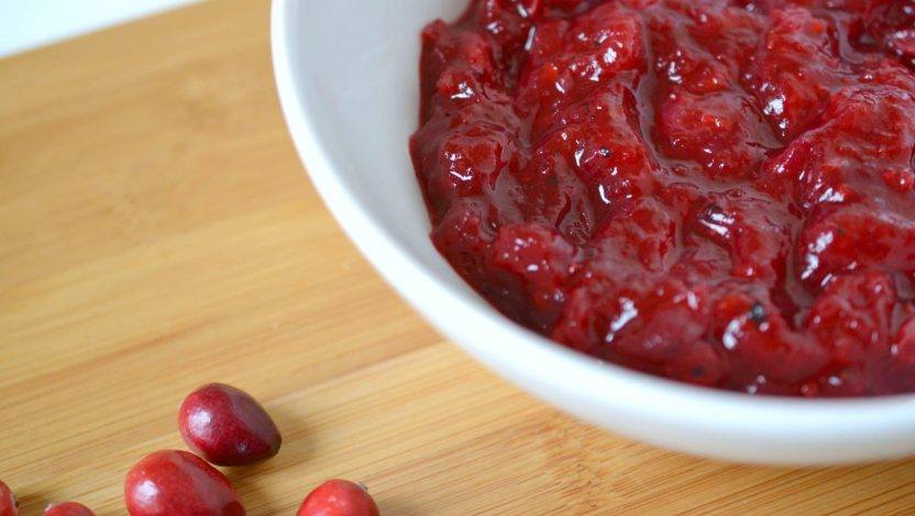 TG Homemade Cranberry Sauce