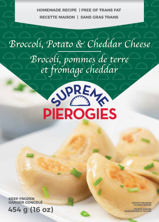 Broccoli & Cheddar Cheese Pierogies