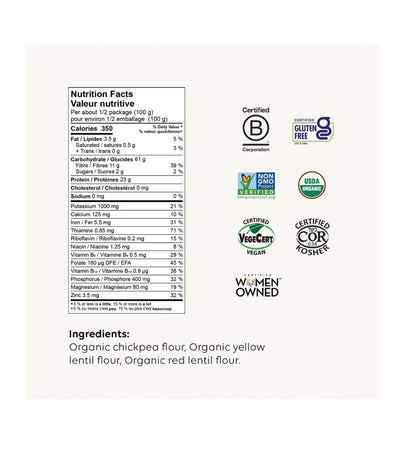Chickapea Organic Pasta