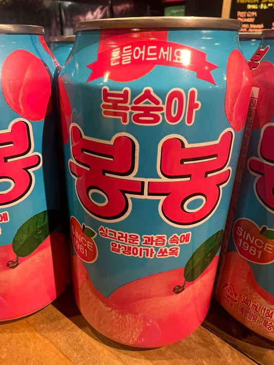 Korean Fruit Juice with Real Fruit Chunks