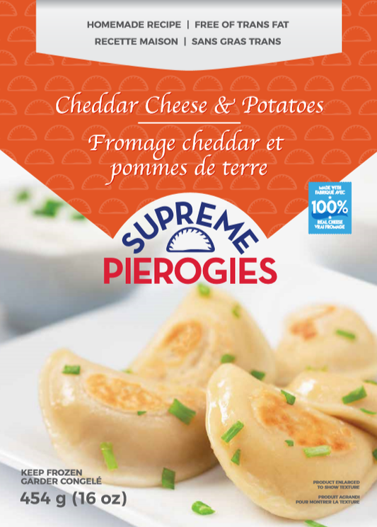 Cheddar Cheese & Potatoes Pierogies
