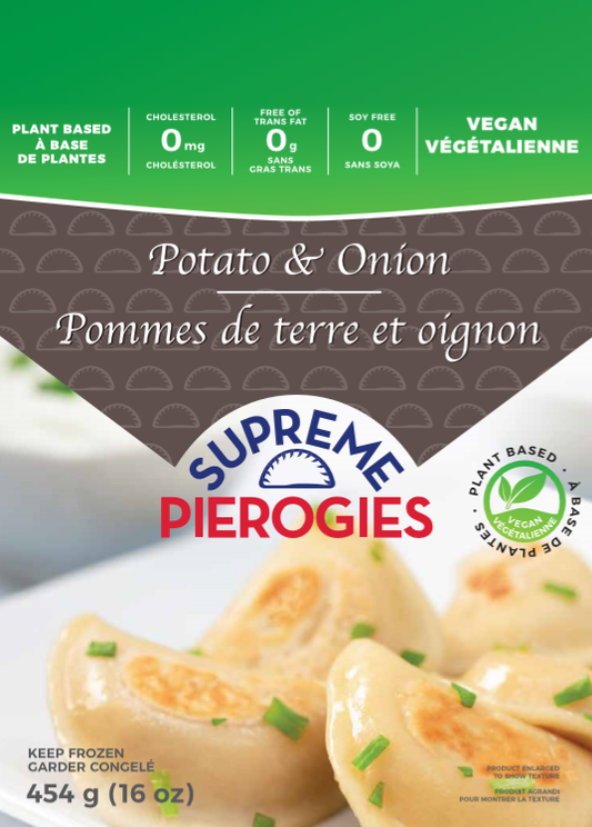 Vegan Potato & Onion Pierogies